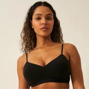 Sleek Black Comfort Bra